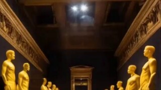 Temanmu Yan Laoba telah melakukan perjalanan ke adegan cerita hantu "Museum Lilin", tolong bantu dia
