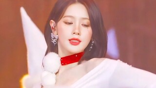 红唇美杜莎圣诞女郎！【赵美延】SBS歌谣大战4K Queencard直拍！