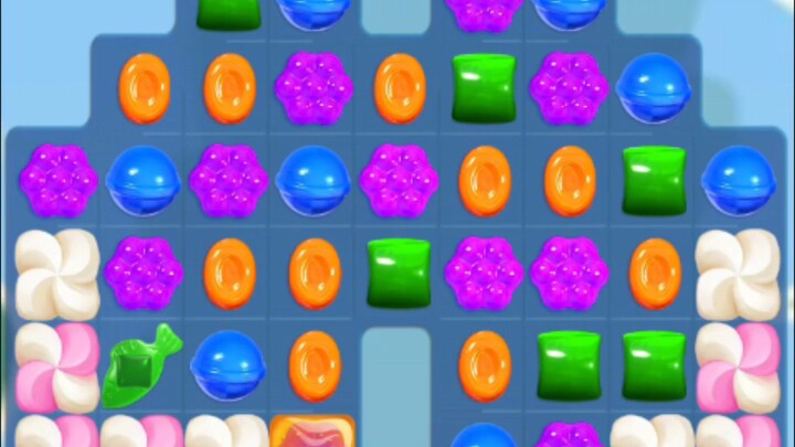 banyak permen yang meledak di level ini, candy crush