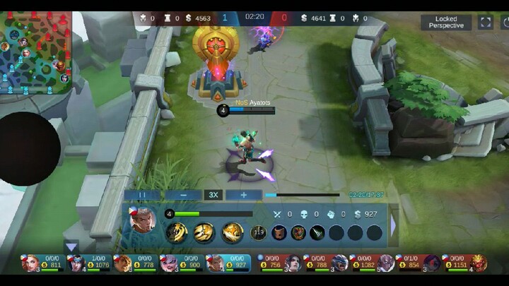 Practicing chou in rank game😅