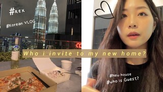 (中文/Eng)I invited someone to my new house| REX in KL| Korean VLOG