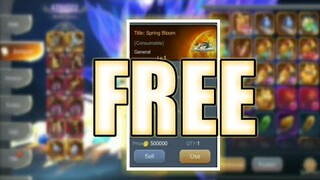 HOW TO GET SPRING BLOOM TITLE FOR FREE(INCREASE YOUR CHANCE) - MU ORIGIN 2