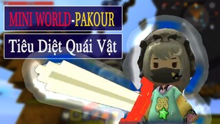 [Mini World] Parkour#5-Tiêu Diệt Quái Vật- Destroy Monsters-Hz Gaming