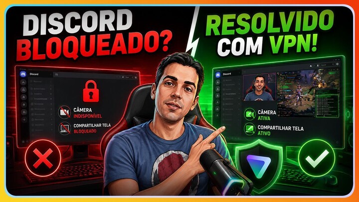 ELES BLOQUEARAM O DISCORD NO BRASIL?! Como Voltar a Usar Tudo HOJE