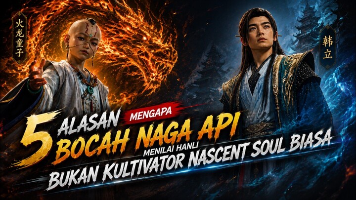 5 alasan bocah Naga api menilai hanli bukan kultivator nascent soul biasa