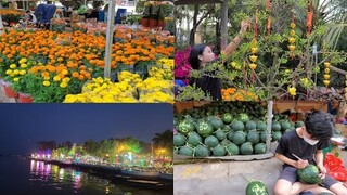 Chợ Hoa Vĩnh Long Ngày Xuân Bên Gia Đình | út đạt | # 347