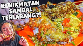 MELEPUH!! PEDASNYA SAMBAL LAKNAT PADAHAL JUALAN TANPA PLANG NAMA