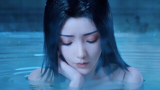 Hàn Lập nhìn Nguyên Dao tắm.