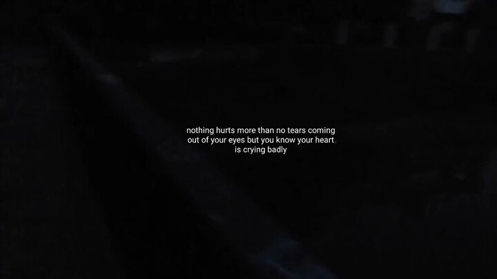 it hurts.