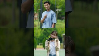 Flipping the bird with a smile on their faces #Dream #ParkSeojun #IU #Netflix