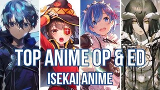 Top 120 Isekai Anime Openings/Endings