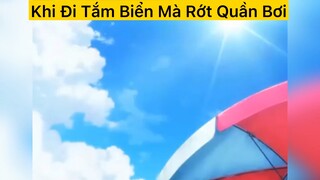Đi tắm mà rớt cái quần bơi