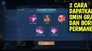 KODE RAHASIA!!! | CARA DAPATKAN SKIN & BORDER PERMANEN MOBILE LEGEND | NO BUG