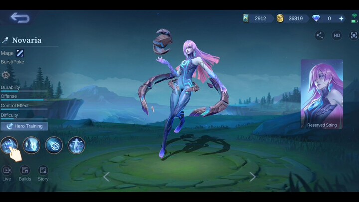 new hero "Novaria"