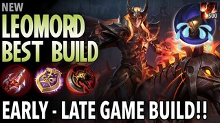 16 KILLS!! EPIC COMEBACK!! LEOMORD BEST BUILD JUNGLE!! BUILD TOP 1 GLOBAL LEOMORD - MLBB