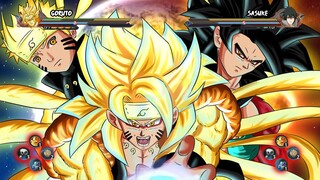 NARUTO & GOKU FUSION (GORUTO) OVERPOWER | Naruto Storm 4 MOD