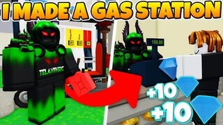 ฉันสร้างสถานีบริการน้ำมันใน Roblox BedWars