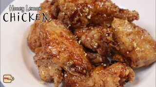 HONEY LEMON CHICKEN WINGS RECIPE