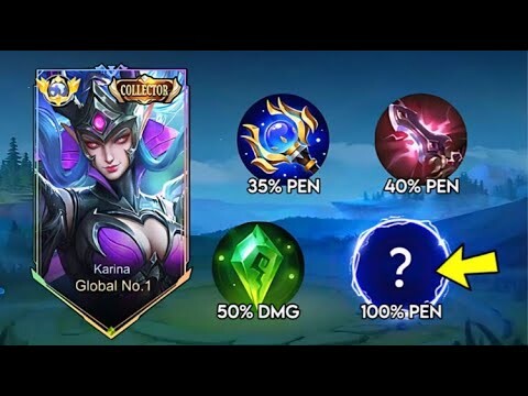 THIS KARINA BUILD GIVES 100% MAGIC PENETRATION!!🔥 (Must Try This😱) - MLBB