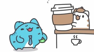 A large cup of coffee
