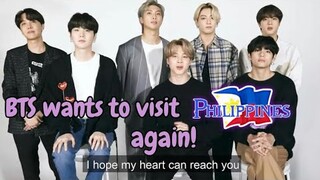 BTS wants to visit Philippines Again