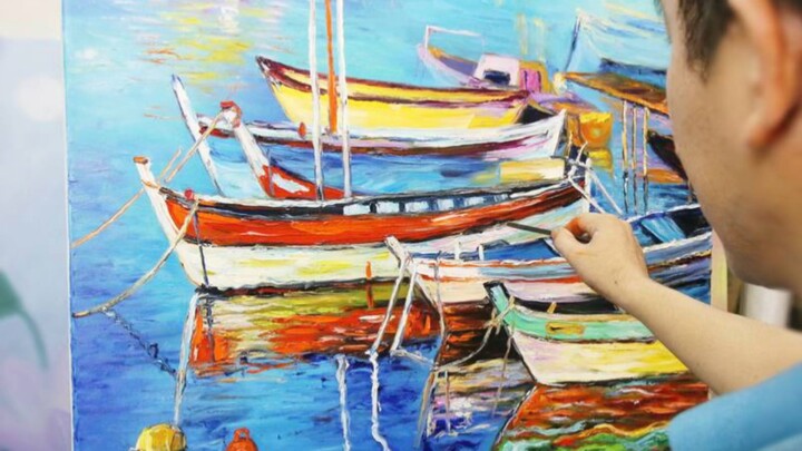 Vẽ tranh sơn dầu dễ dàng #tip