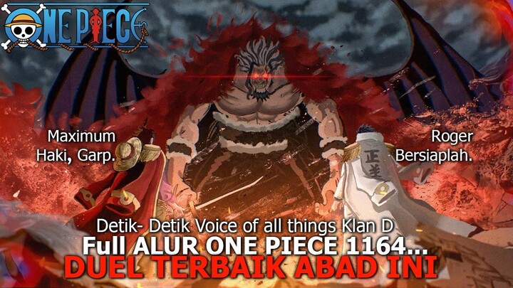 FULL ONE PIECE 1164 - 2 DEWA! VOICE OF ALL THINGS ROCKS | IMU Takut Pada JOYBOY Atau DAVY JONES?