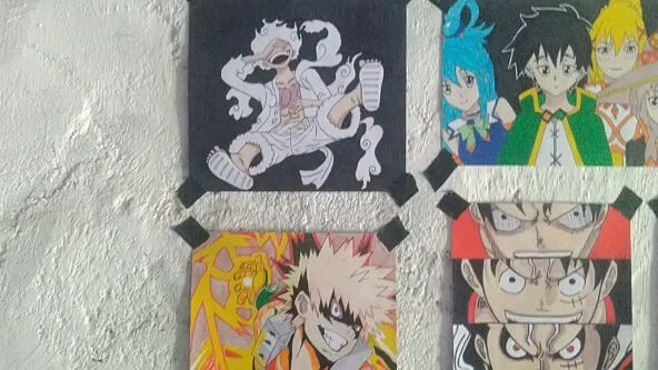maaf koleksi saya ,, dengan banyak kekurangan all anime in one hand 🙏🙏