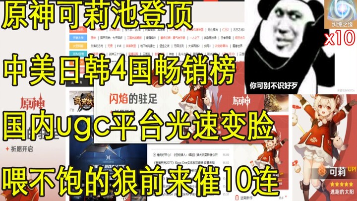 [Genshin Impact Early Know] Klee’s banner has topped the best-seller charts in China, the U.S., Japa