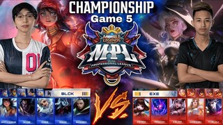 Grand Finals Game 5 BLACK vs EXE [Bo7] | (FILIPINO) MPL-PH S7 Playoffs Day 5 | MLBB