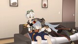 [MMD] What are you doing? (Genshin Impact Ban Ray)