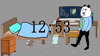 [Sand Sculpture Animation] One day when my procrastination broke out...I cried