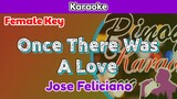 Once There Was A Love by Jose Feliciano (Karaoke : Female Key)