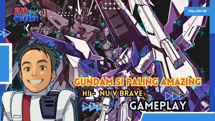 Gundam ini Terlalu Amazing 🔥🔥•|• Hi Nu Vrave Gundam Gameplay || Gundam Battle