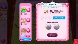 CANDY CRUSH SAGA LEVEL 4 (NEW VERSION)