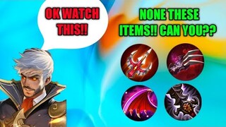 ALUCARD NO LIFESTEAL ITEMS CHALLENGE ACCEPTED WICKEDVASH | ROAD TO TOP GLOBAL ALUCARD | MLBB