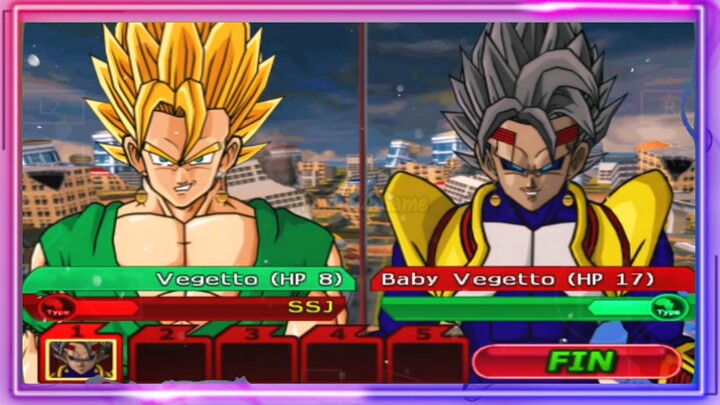 VEGETTO SSJ VS BABY VEGETTO - DB MOD ANDROID GAMEPLAY
