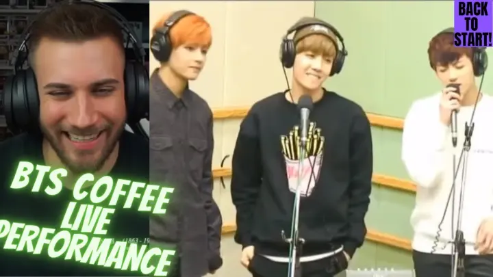 BTS - COFFEE LYRICS + LIVE PERFORMANCE REACTION BTS: Back To Start #16