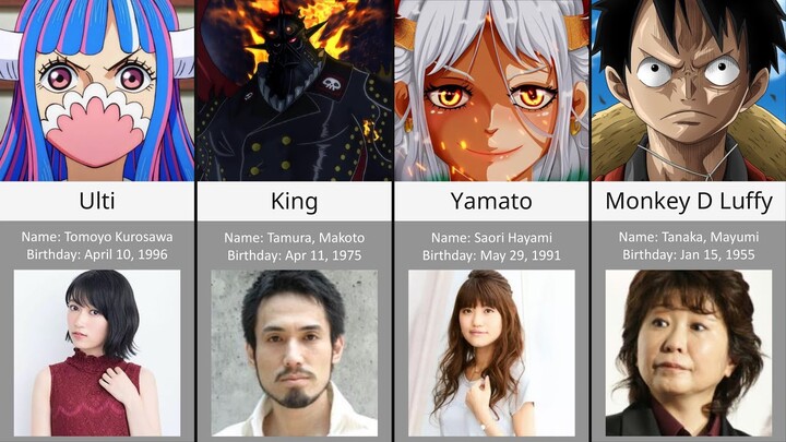 One Piece Characters And Their Voice Actors