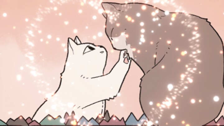 The little kitten forges ahead through thorns just to…