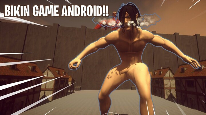 ngebikin Attack Titan buat game AOT GW!
