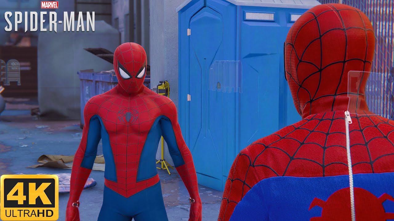 Spider-Man Meets Fake Spider Man with Classic Suit - Marvel's Spider-Man  PS5 (4K 60FPS) - Bilibili