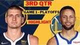 Golden Warriors vs Golden Warriors Highlights round 1 playoffs 3rd QTR | April 18 | 2022 NBA Season