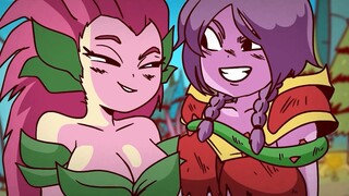 【Animasi LOL】Zyra vs Gadis Naga!