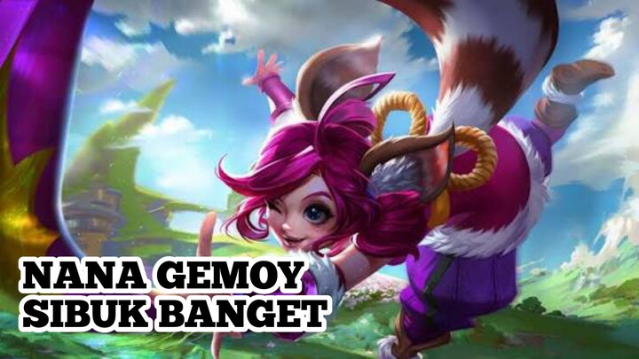 NANA GEMOY SIBUK BANGET