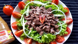 Cách Làm Bò Trộn Salad Chua Ngọt Thanh Mát Cho Ngày Hè| Góc Bếp Nhỏ