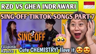 REZA DARMAWANGSA - SING-OFF TIKTOK SONGS PART 7 "PURPLE RAINCOAT" VS GHEA INDRAWARI || REACTION