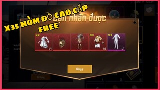 LẤY X35 HÒM ĐỒ CAO CẤP FREE QUAY SET ĐỒ THẦN THOẠI LA MÃ VÀ CÁI KẾT BẤT NGỜ || PUBG MOBILE