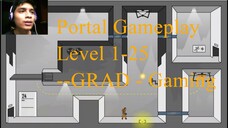 🎮 Portal Flash Game: Chapter 1-25 Masterful Gameplay by GRAD-Gaming! 🕹️