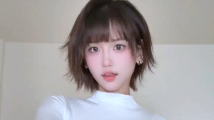 Handsome people speak first.